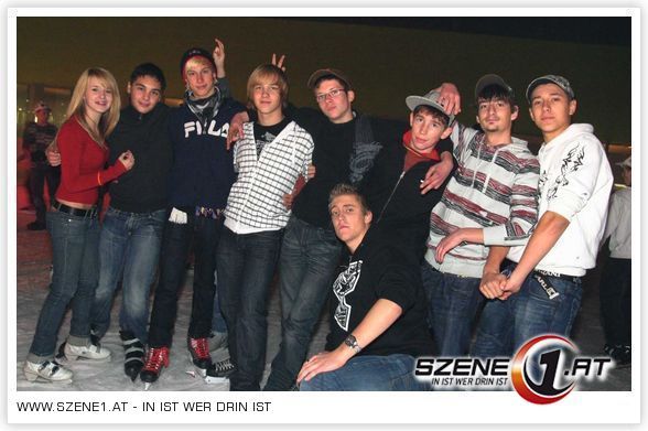 Friends und Ich beim eislaufen - 