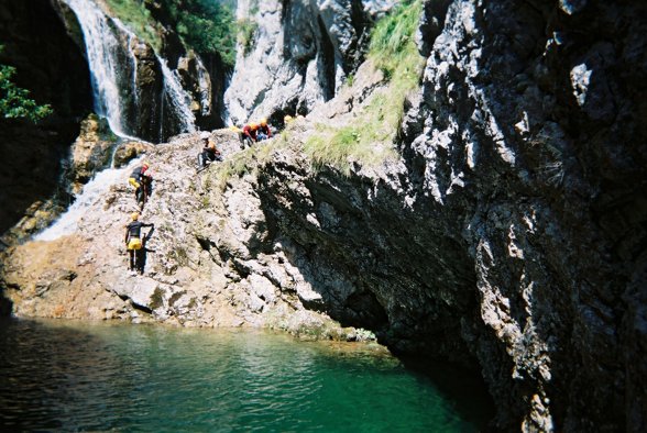 Feuerwehrjugend Lambach Canyoning 2007 - 