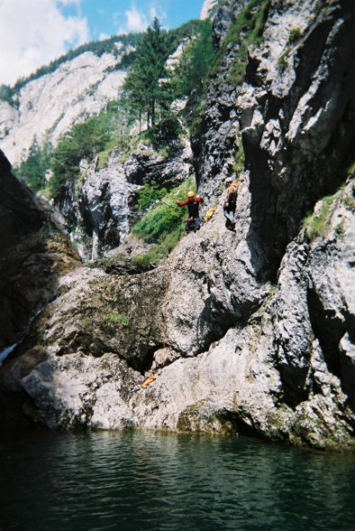 Feuerwehrjugend Lambach Canyoning 2007 - 