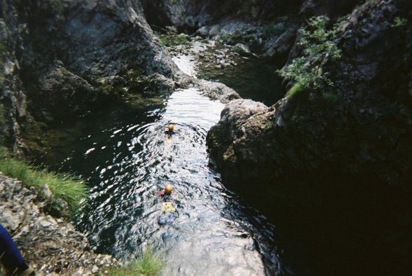 Feuerwehrjugend Lambach Canyoning 2007 - 