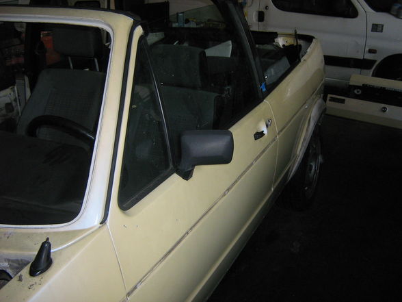 golf 1 cabrio Karmann neuaufbau - 