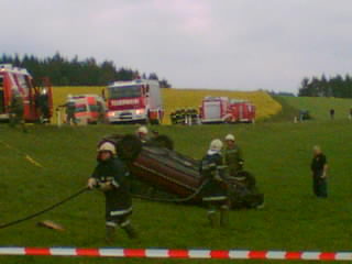 Feuerwehrübung in Haibach - 