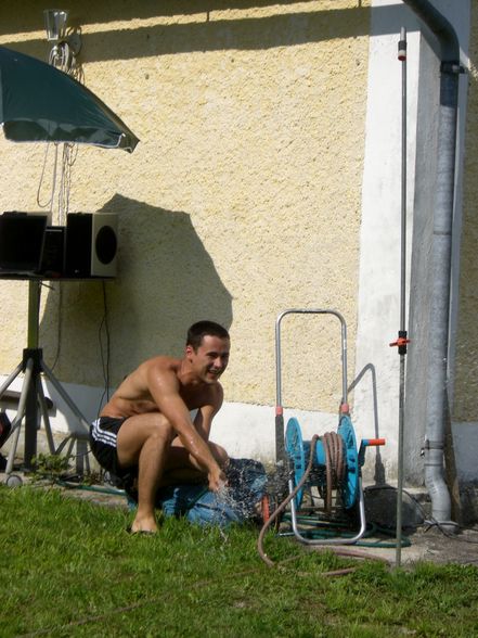 Poolparty beim Leo :-) - 