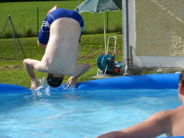 Poolparty beim Leo :-) - 