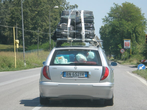 Für ein Urlaubstag viel zuwenig gepäck!! - 