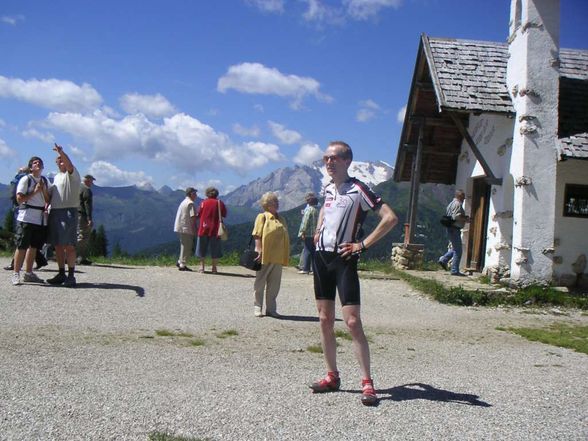 Urlaub Dolomiten - Radln im Juli 2008  - 