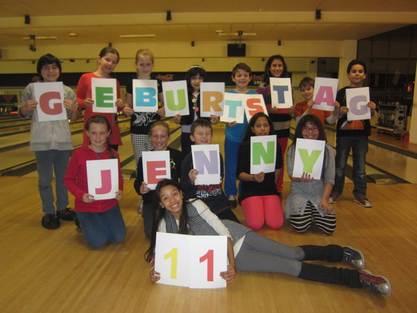 Jenny 11 Geburtstagsparty Bowling Center - 