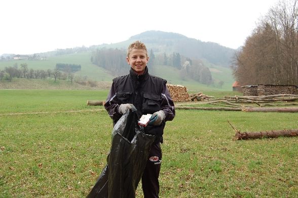 Müllsammelaktion der JVP Steinbach/Steyr - 