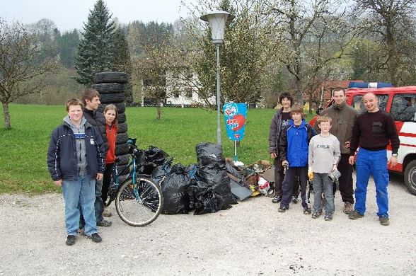 Müllsammelaktion der JVP Steinbach/Steyr - 