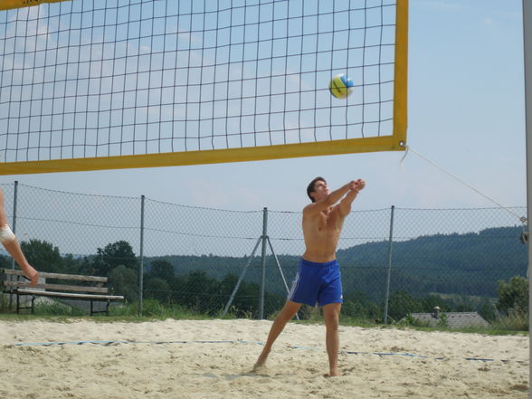playing Volleyball - 