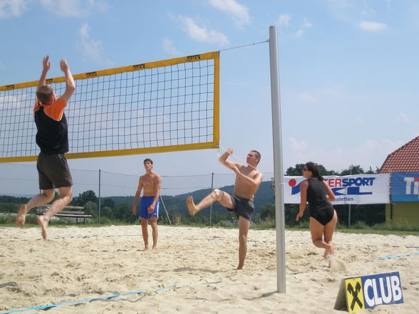 playing Volleyball - 