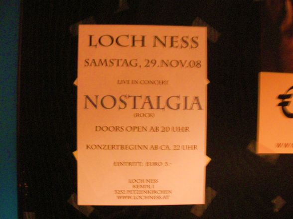 Nostalgia live im LochNess - 