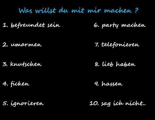 Wie findest du mich? - 