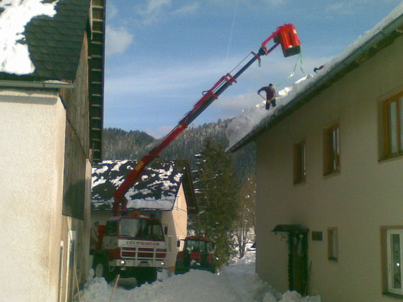 Schneeschaufeln in st.georgen am reith - 