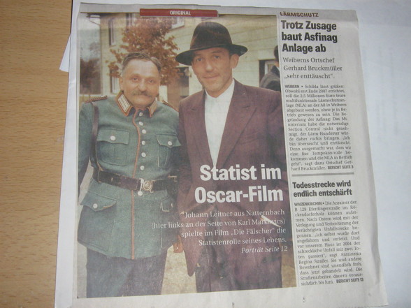 Mein Vater in der Film Die Fällscher - 