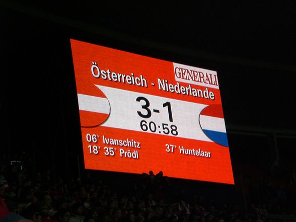 Länderspiel Österreich vs. Niederlande - 