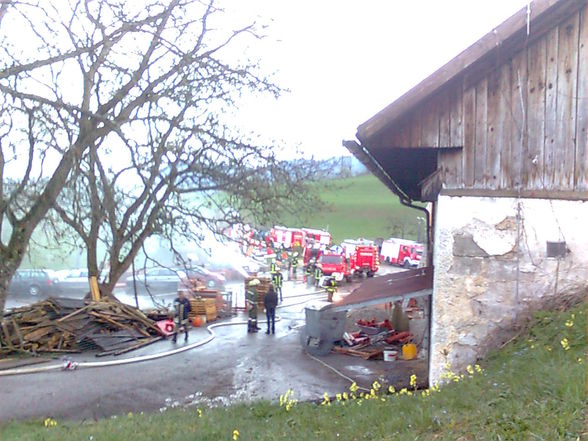 Feuerwehrübung Koglerhof 18.04.09 - 