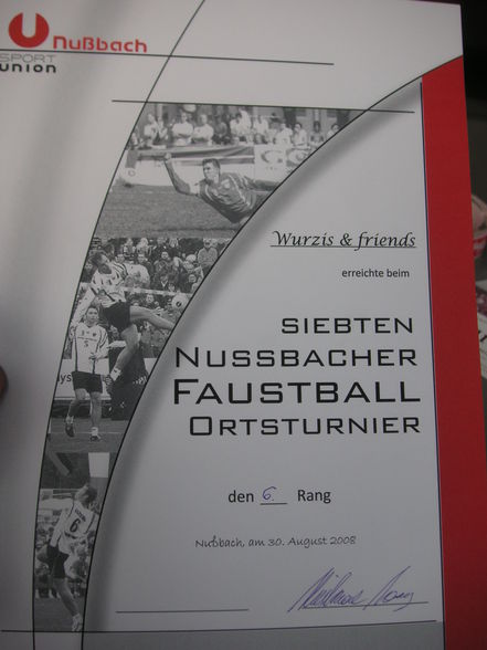 Faustball-Ortsturnier 30.8.08 - 