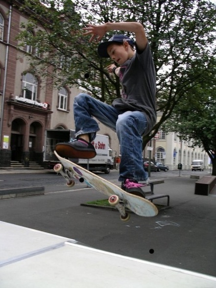 Am Skaterplatz mit meine Friends - 