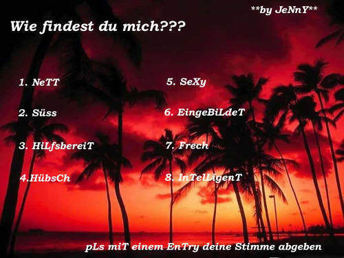 ?????>>>Wie findest du mich - 