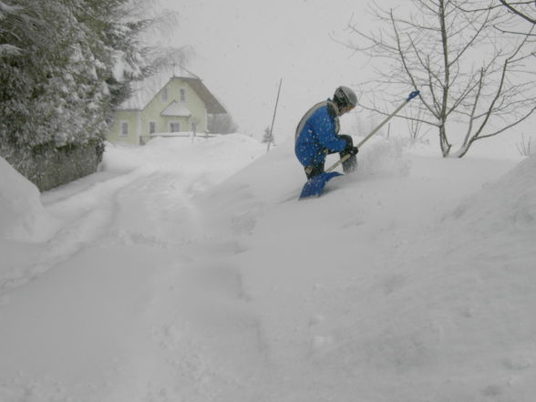 Schneechaos in Rohrbach 2006 - 