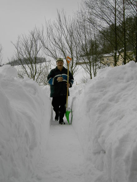 Schneechaos in Rohrbach 2006 - 