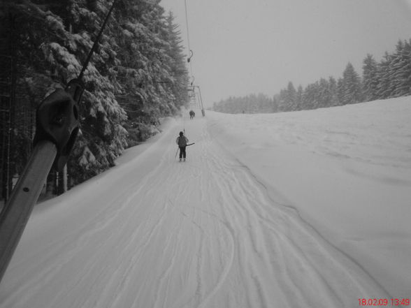 schneetreiben am tschechenstern - 