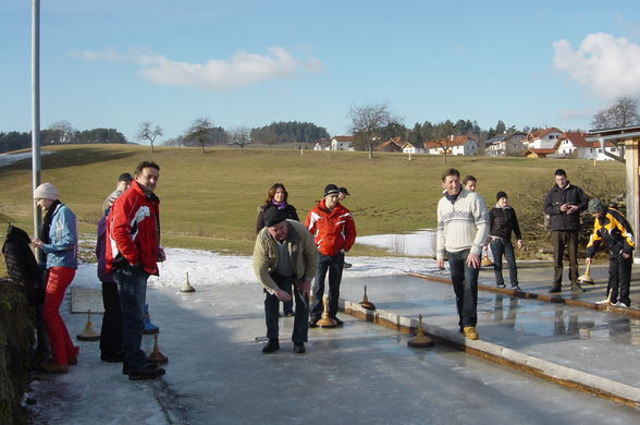 Eisstockschießen 25.01.2009 - 