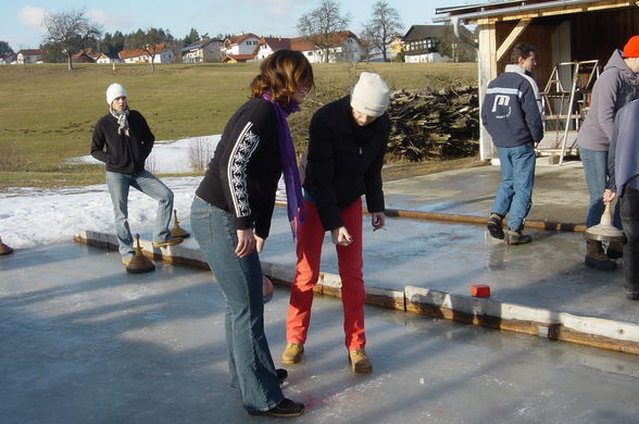 Eisstockschießen 25.01.2009 - 