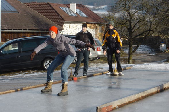 Eisstockschießen 25.01.2009 - 