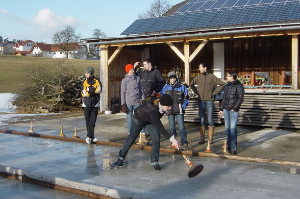 Eisstockschießen 25.01.2009 - 