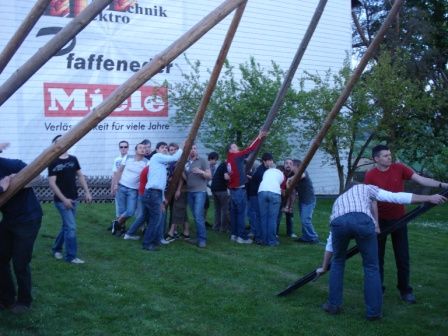 Maibaum - Aufstellen - 