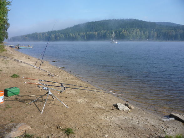  Fischen  am Lipno Stausee - 