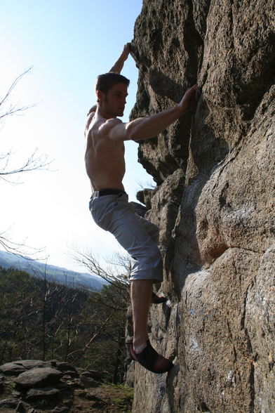 Klettern am Lehnerfelsen 13_04_08 - 