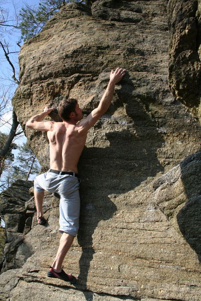 Klettern am Lehnerfelsen 13_04_08 - 