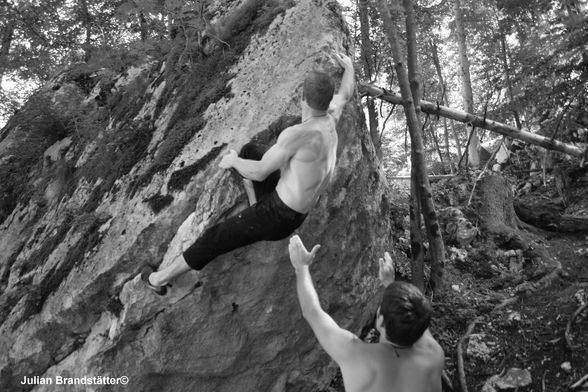 Klettern - Boulder am Attersee 29.06.08 - 