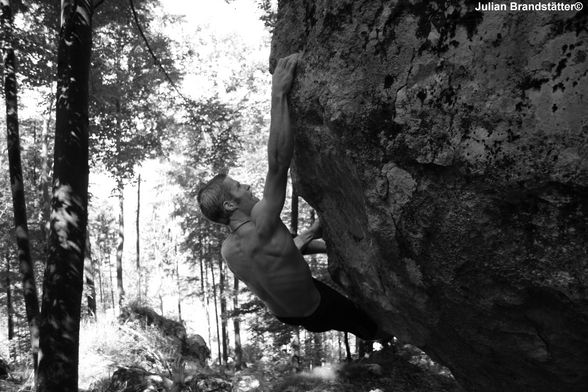 Klettern - Boulder am Attersee 29.06.08 - 