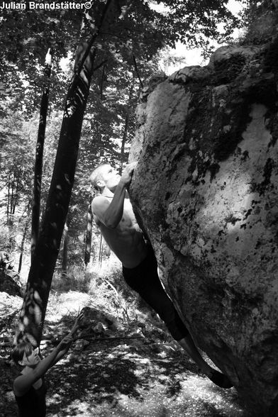 Klettern - Boulder am Attersee 29.06.08 - 