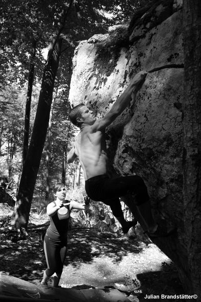 Klettern - Boulder am Attersee 29.06.08 - 