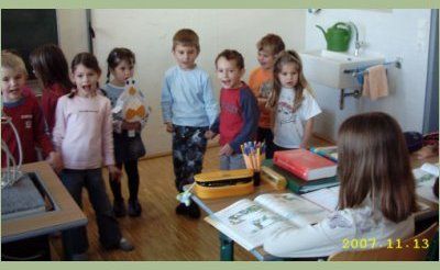 Besuch aus dem Kindergarten - 