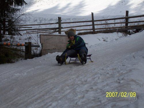 Winterolympiade 2007/ Rodel/skiing - 