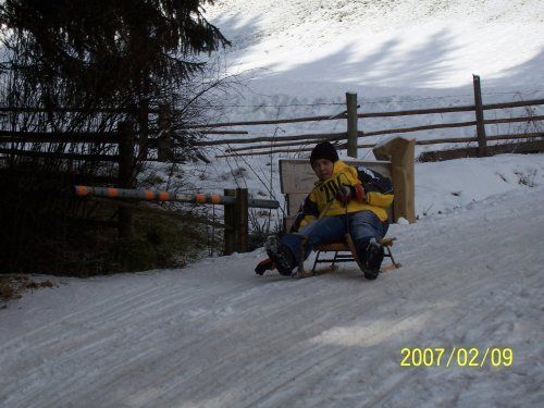 Winterolympiade 2007/ Rodel/skiing - 