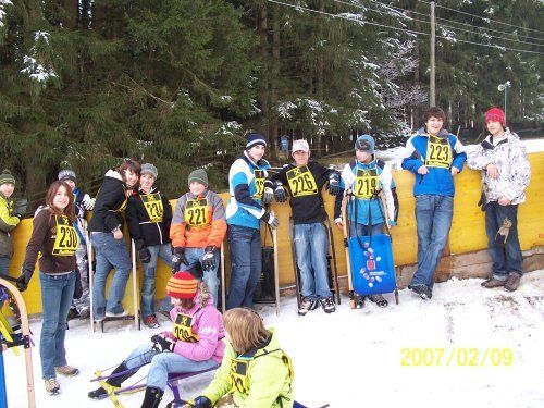 Winterolympiade 2007/ Rodel/skiing - 