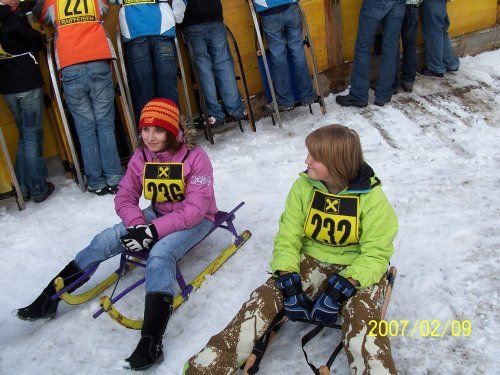 Winterolympiade 2007/ Rodel/skiing - 