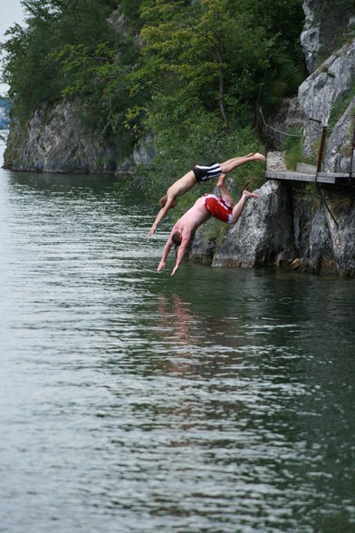 plantschen am Traunsee - 