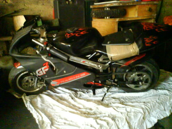 mei geils pocket bike und moped::"?? - 