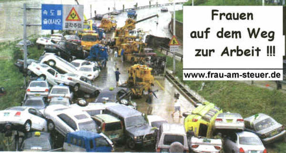 Frau am Steuer - 