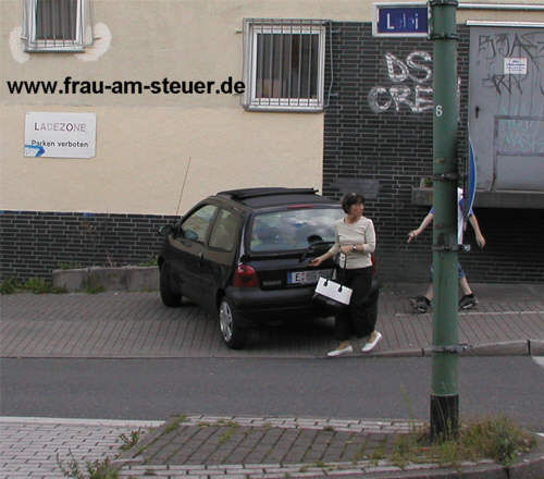 Frau am Steuer - 