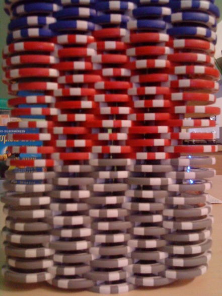 Pokerchips-Stapel-Fabel - 