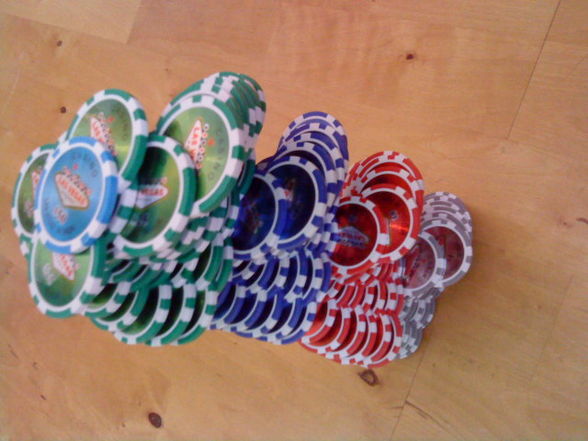 Pokerchips-Stapel-Fabel - 